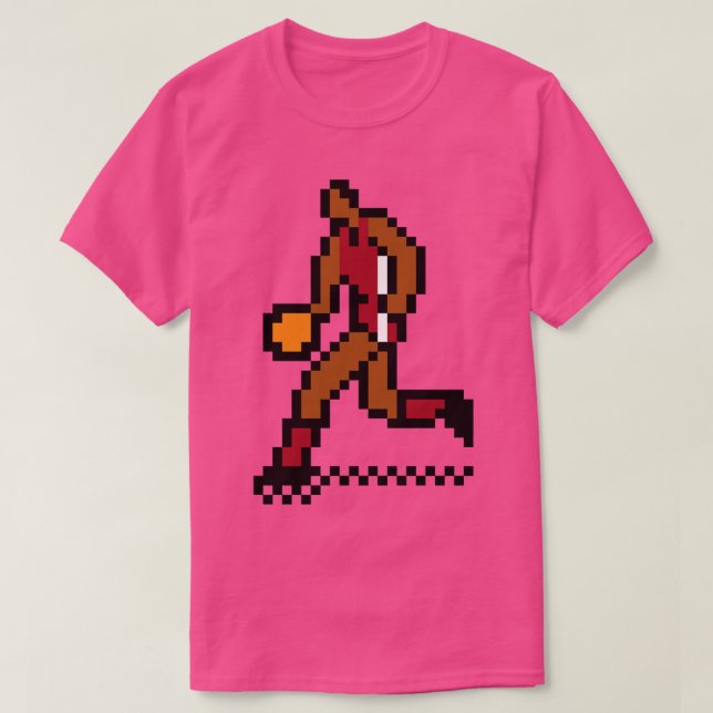 8Bit Basketball Alabama TShirt (Design vorne)