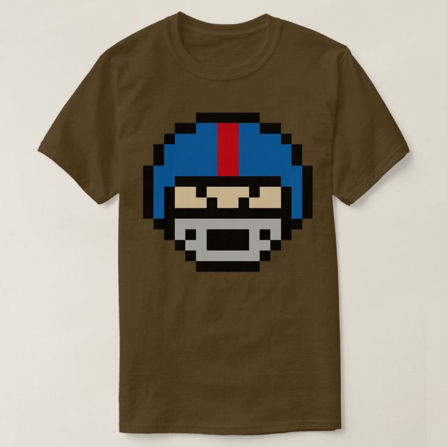 8Bit Helmet Head Oxford T-Shirt (Design vorne)