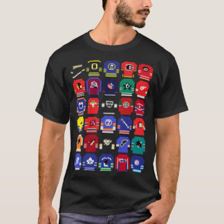 8Bit Hockey Jerseys T-Shirt