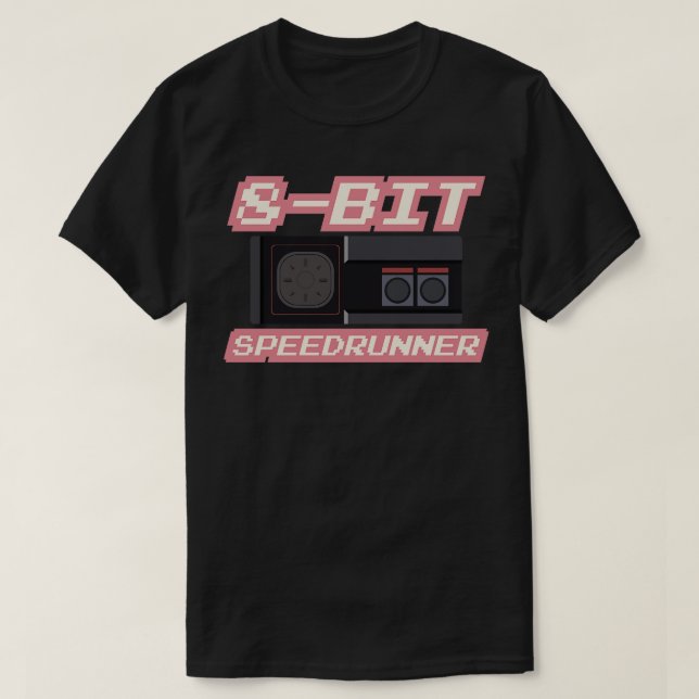 8Bit Speedrunner 2 T-Shirt (Design vorne)
