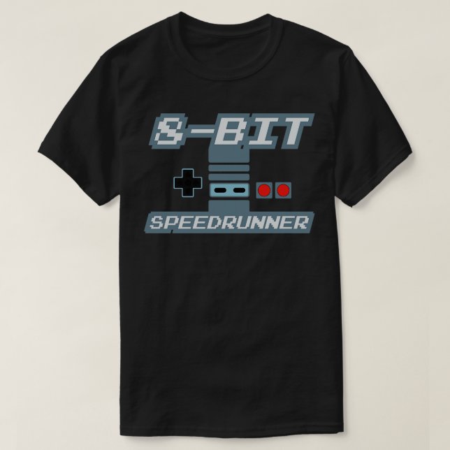 8Bit Speedrunner 5 T-Shirt (Design vorne)