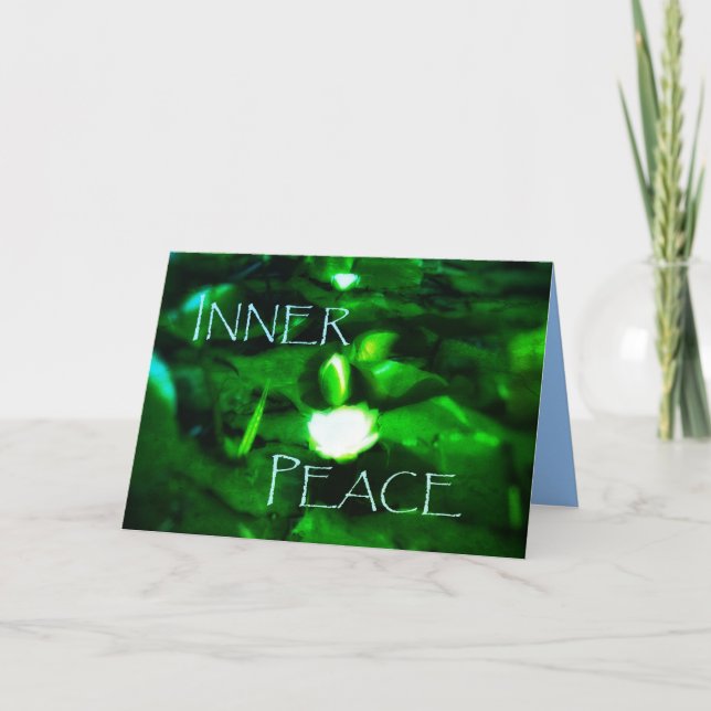8INNER PEACE KLEINE GREETKARTE KARTE (Vorderseite)