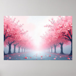 8K Abstrakte Visionen: Moderne Texturen und fließe Poster