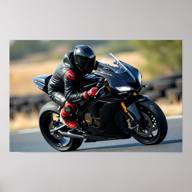 8K MotoGP Elite: High-Velocity Superbike Digital A Poster (Vorne)