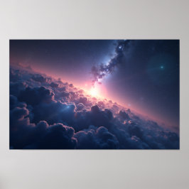 8K Multiverse Horizons: Milky Way & Parallel Dimen Poster