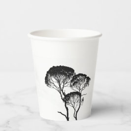 8oz Paper Cup Ideal für kalte und warme Getränke Pappbecher
