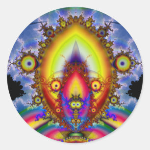 8uul glatt runder aufkleber