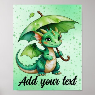 8x10 Baby-Drache-Plakat Poster