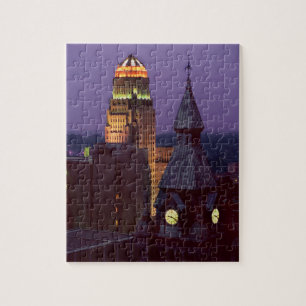 8x10 Foto-Puzzle-Geschenkbox Erie County Rathäuser Puzzle