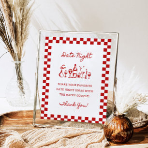 8x10" handgeschriebene Ideen für die Nacht von Wav Poster