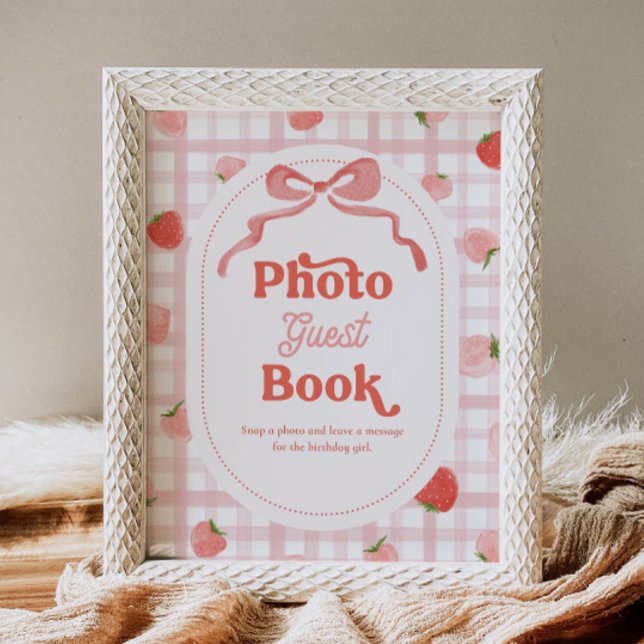 8x10 Inch Berry Foto Guest Book Sign (Von Creator hochgeladen)