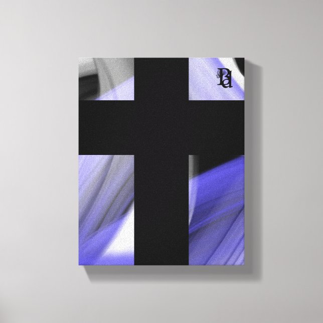 8x10" Lavendel Moon Trend Abstrakt Art Violet Leinwanddruck (Vorderseite)