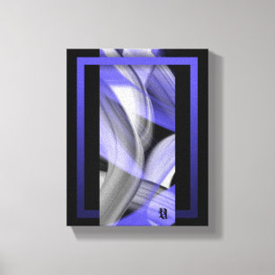 8x10" Lavendel Moon Trend Abstrakt Art Violet Leinwanddruck