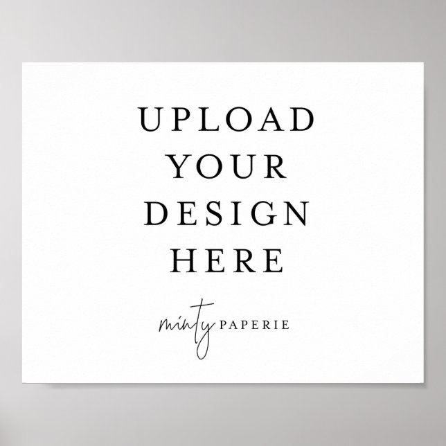 8x10 Poster - Landschaft (Vorne)