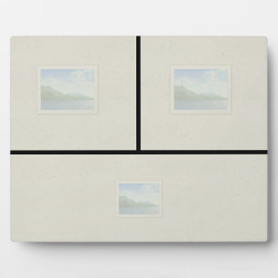 8x10 Tabletop Plaque - 3 Bilder unten Pano Fotoplatte