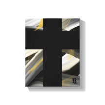 8x10" Trend Abstrakt Art Leinwand Schwarz-weiß Gol