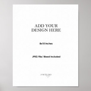 8x10" Wandkunstposter drucken Poster