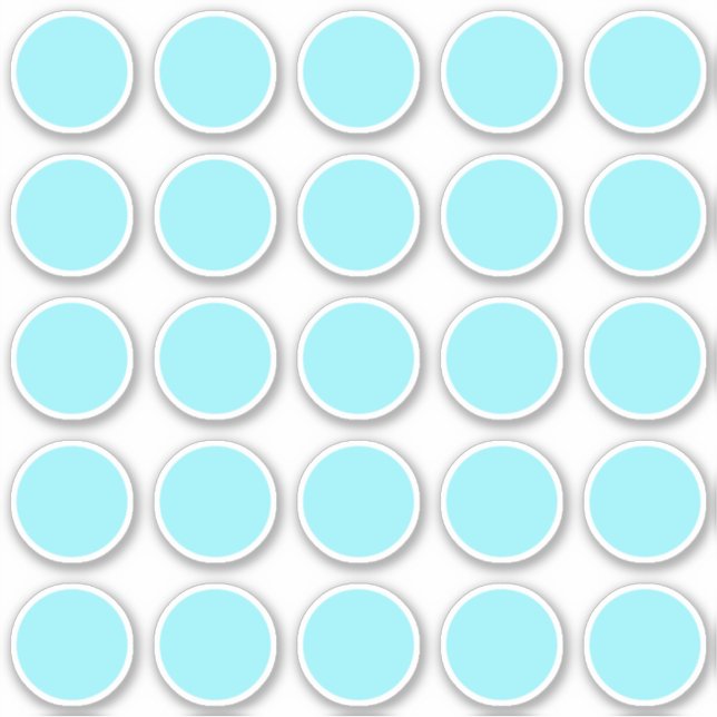 8x8 Blatt (25) 1,5" Rundkreise - Vorlage Aufkleber (Vorderseite)