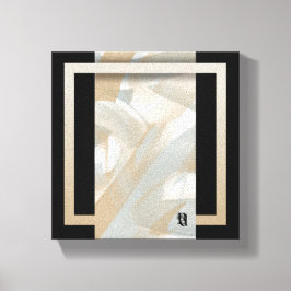 8x8" Sandy Tornado Trend Abstrakt Art Beige Leinwanddruck