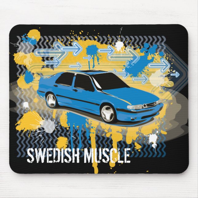 9000 aero, SCHWEDISCHES MUSKEL mousepad (Vorne)