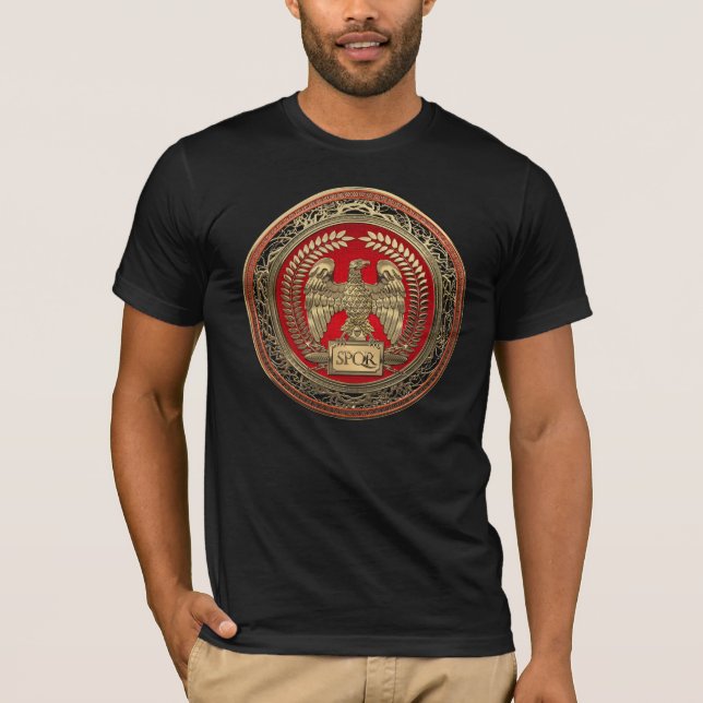 [900] Goldrömischer Kaiseradler T-Shirt (Vorderseite)