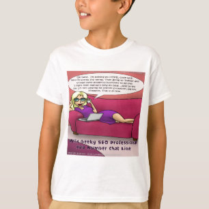 900 Nummer Geeky SEO Mädchen Gone T-Shirt