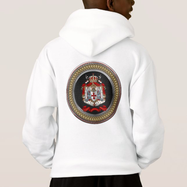 [900] Tempelwappen der Ritter Hoodie (Rückseite)
