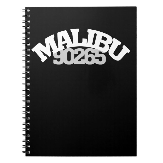 90265 Malibu Kalifornien Postleitzahl Pacific Coas Notizblock (Vorderseite)