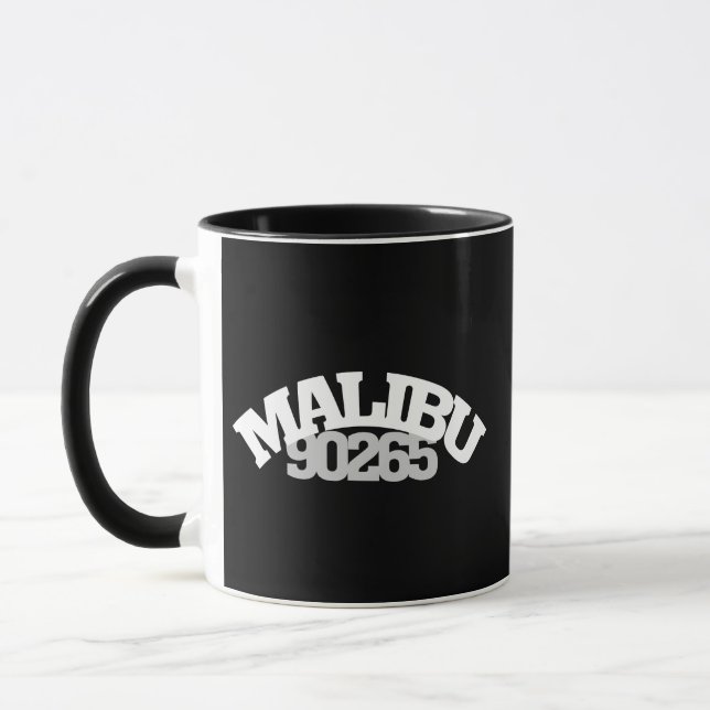 90265 Malibu Kalifornien Postleitzahl Pacific Coas Tasse (Links)