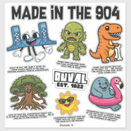 904 Icons Vinyl Aufkleber Blatt XL