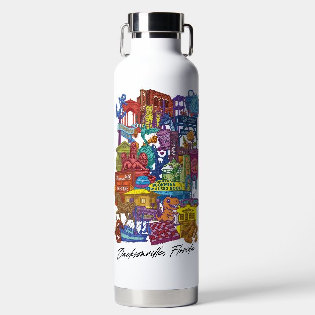 904 Neighborhoods  Insulated Bottle Trinkflasche (Vorderseite)