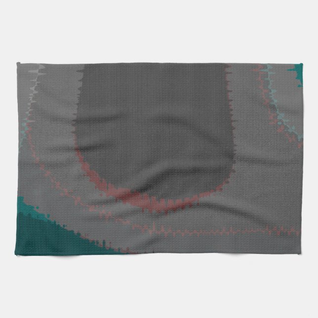 906 Die Welt ist abstrakt Geschirrtuch (Horizontal)