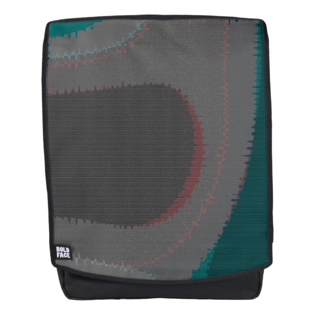 906 Die Welt ist abstrakt Rucksack (Vorderseite)