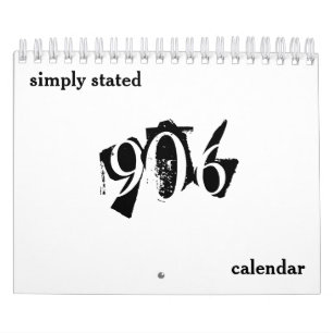 906 Einfach festgelegter Kalender