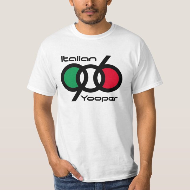 906 Italienische Zahlen mit juoper-interlocking T-Shirt (Vorderseite)