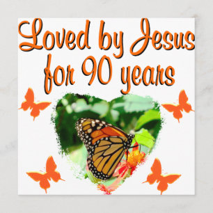 90. BUTTERFLY BIRTHDAY KARTE