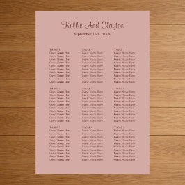 90 Cinnamon Rose Hochzeitskarte Poster