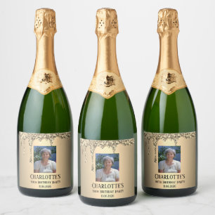 90. Elegante goldene Geburtstagsfeier