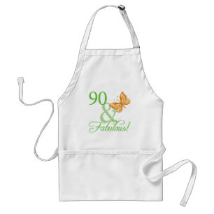 90 & Fabulous Geburtstagsgeschenke Schürze