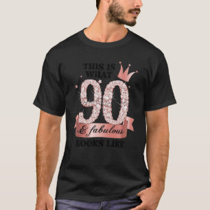 90 & Fabulous I Rose und weiße Party-Gruppe Candid T-Shirt