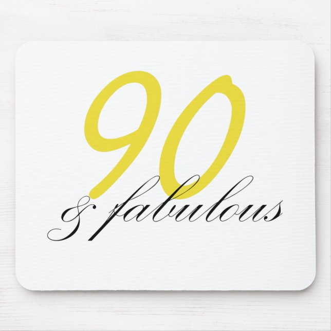 90 & Fabulous Mousepad (Vorne)