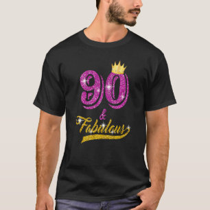 90 & Fabulous Seit 1932 90. Geburtstag 90 Jahre Ol T-Shirt