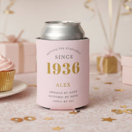 90. Geburtstag 1936 Andenken Elegant Personalisier Dosenkühler