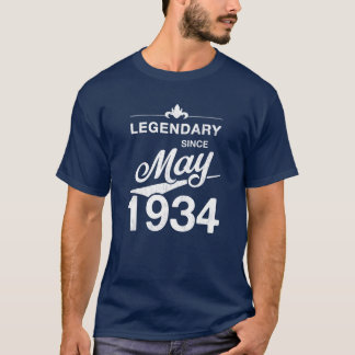 90. Geburtstag 90 Jahre alt Geboren im Mai 1934 Ge T-Shirt