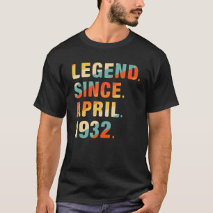 90. Geburtstag 90 Jahre alte Legende seit April 19 T-Shirt