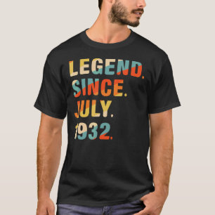 90. Geburtstag 90 Jahre alte Legende seit Juli 193 T-Shirt