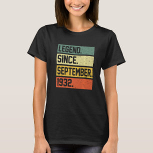 90. Geburtstag 90 Jahre alte Legende seit Septembe T-Shirt