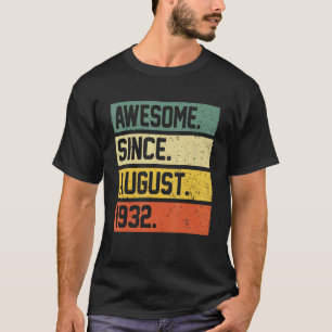 90. Geburtstag 90 Jahre Phantastisch seit August 1 T-Shirt