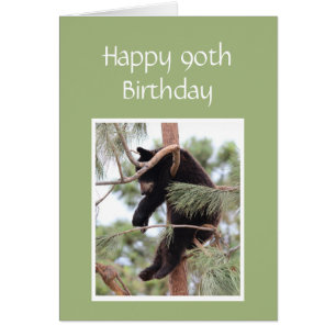 90. Geburtstag alt genug Ihr müde ist müde Bär
