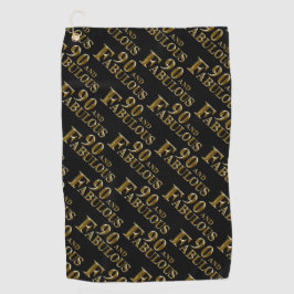 90. Geburtstag Golfhandtuch